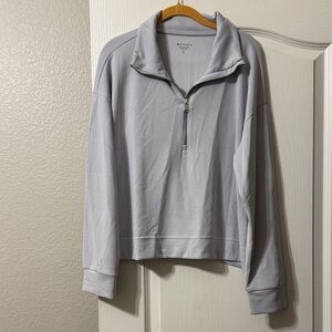 Athleta Women’s XL Gray Seasoft Zip Pullover Sweatshirt